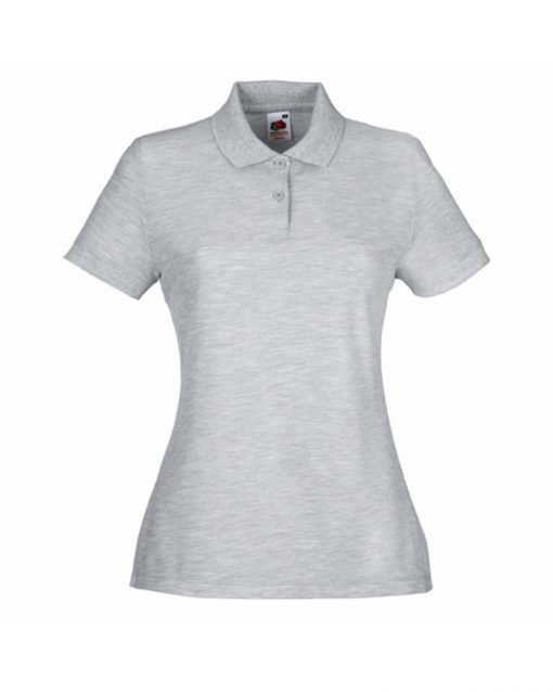 47 Heather Grey Дамска тениска Lady Polo Shirt