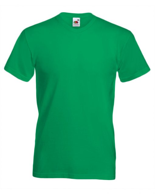 103 Kelly Green Мъжка тениска V-NECK