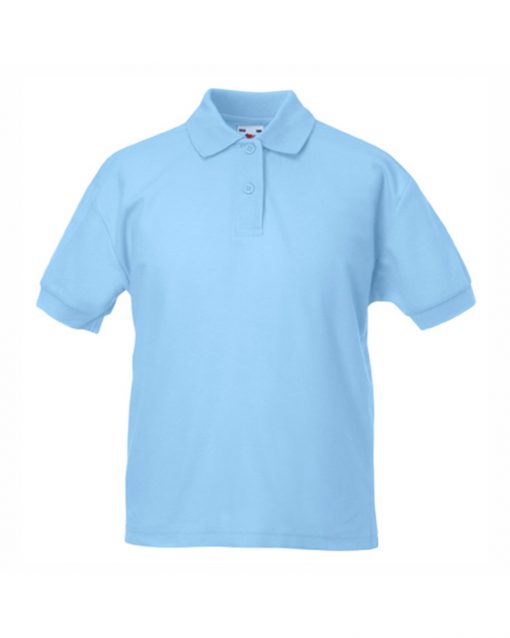 59 Sky Blue Детска тениска Kids Polo Shirt