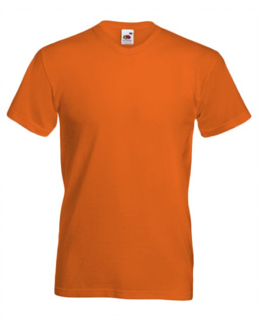 103 Orange Мъжка тениска V-NECK
