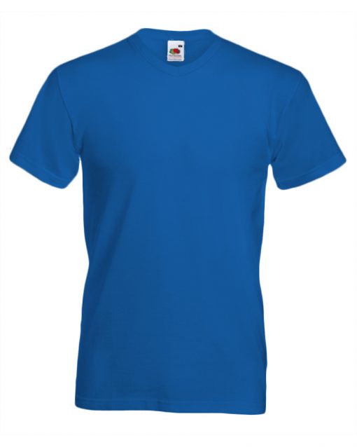 103 Royal Blue Мъжка тениска V-NECK