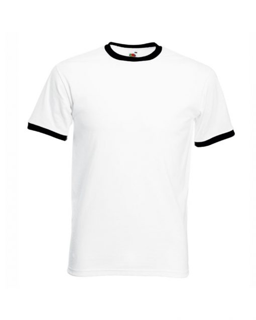 24 White - Black Тениска RINGER