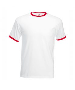 24 White - Red Тениска RINGER