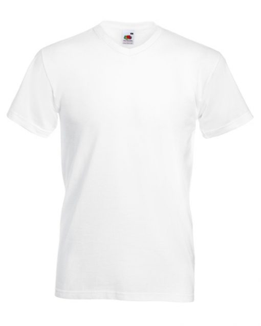 103 White Мъжка тениска V-NECK