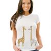 Дамска органична тениска Lady Giraffe