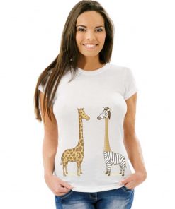 Дамска органична тениска Lady Giraffe
