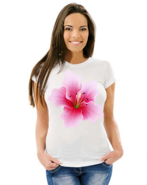 Дамска органична тениска Lady Орхидея