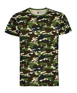 52 Green Camouflage Тениска Камуфлаж