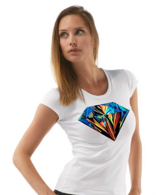 Дамска органична тениска Lady Diamond