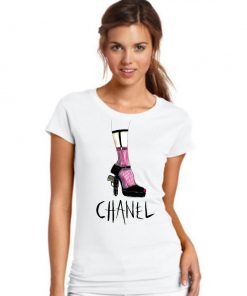 Дамска органична тениска Chanel Shoes