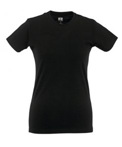 437 Black Дамска тениска Lady Soft Slim