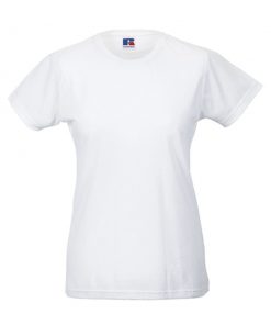 437 White Дамска тениска Lady Soft Slim