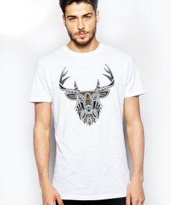 Мъжка органична тениска Ethnic Deer