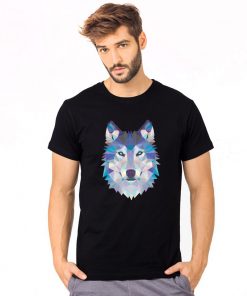 Мъжка органична тениска Triangle Wolf