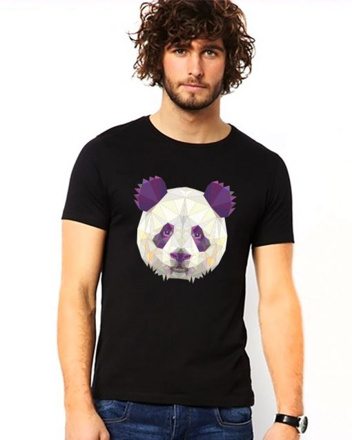 Мъжка органична тениска Triangle Panda