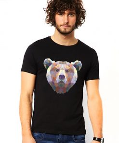 Мъжка органична тениска Triangle Bear