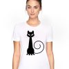 Дамска органична тениска Black Cat 3