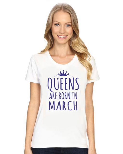 Дамска органична тениска Queens in March 3