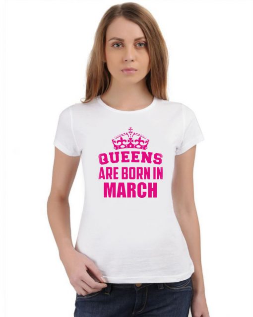 Дамска органична тениска Queens in March 2