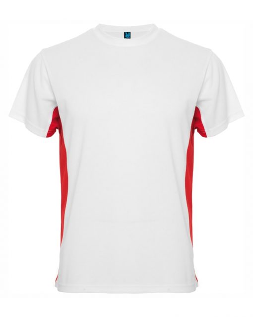 277 White-Red Мъжка тениска Travis l