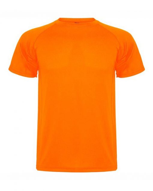 254 Orange Neon Мъжка спортна тениска Luke l