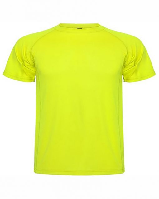 354 Yellow Neon Детска спортна тениска Morgan l