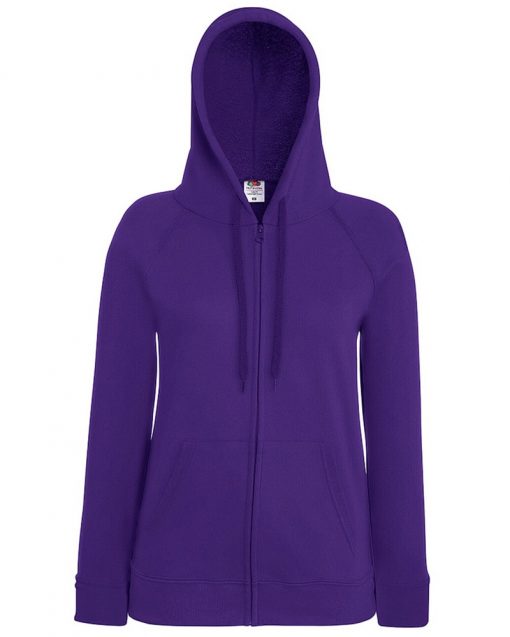 490 Purple Дамски суитчър Fit Lightweight Sweat Jacket