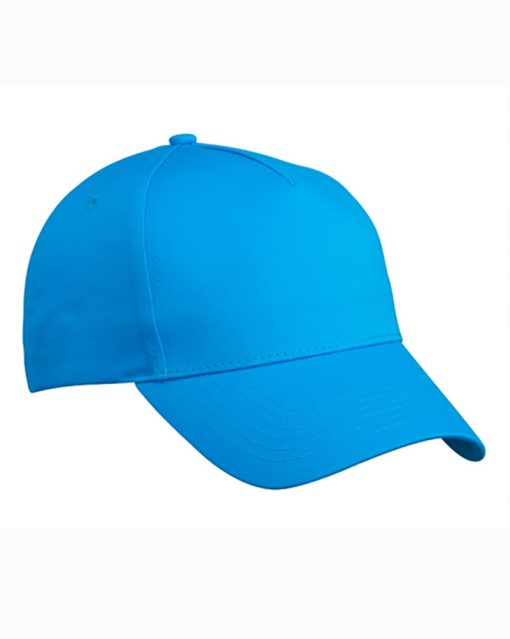 145 Azure Blue Пет панелна шапка 5 Cup