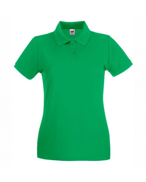 147 Kelly Green Дамска риза Lady-Fit Polo Pre