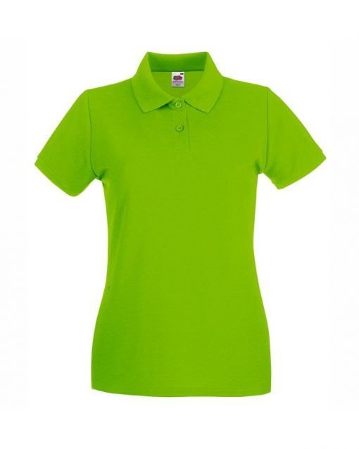 147 Lime Дамска риза Lady-Fit Polo Pre
