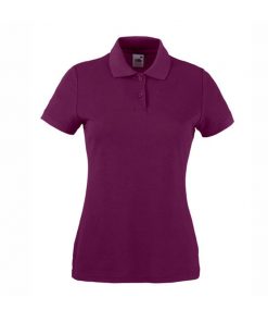 147 Burgundy Дамска риза Lady-Fit Polo Pre