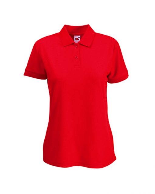 147 Red Дамска риза Lady-Fit Polo Pre