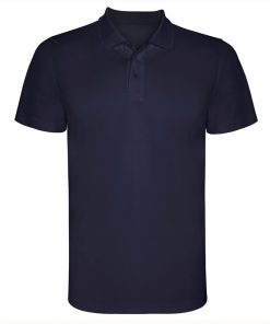 380 Deep Navy Мъжка спортна риза Monzza Polyester