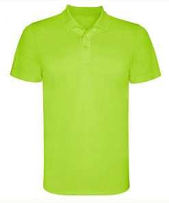 380 Lime Мъжка спортна риза Monzza Polyester