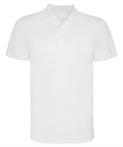 380 White Мъжка спортна риза Monzza Polyester