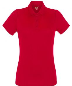 847 Red Дамска риза Polo Performa Polyester