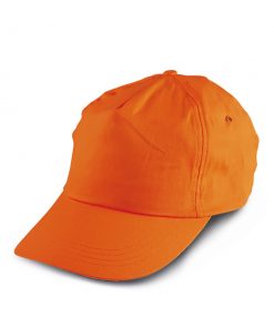 1199 Orange Детска 5 панелна шапка
