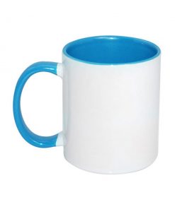 1611 Azure Blue Бяла чаша Color