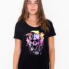 Дамска органична тениска Color Skull