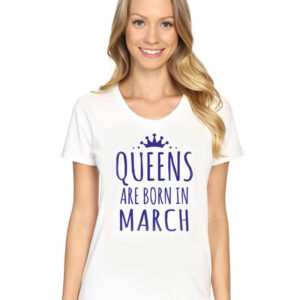Дамска органична тениска Queens in March 3