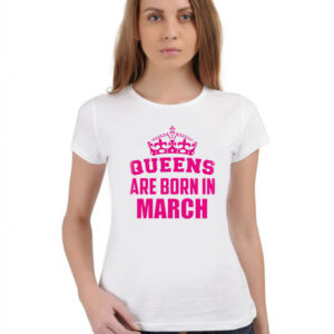 Дамска органична тениска Queens in March 2