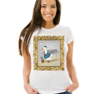 Дамска органична тениска Lady Gold Frame