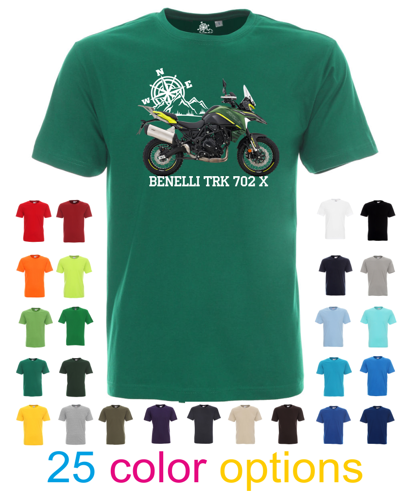 Benelli TRK 702 X Green - Мъжка тениска