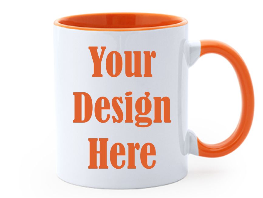 Чаша Orange in collor с твой дизайн. Направи чаша с твой дизайн сега!