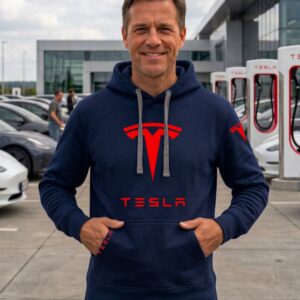 Suitchur TESLA logo navy red