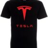 TENISKA TESLA LOGO black RED
