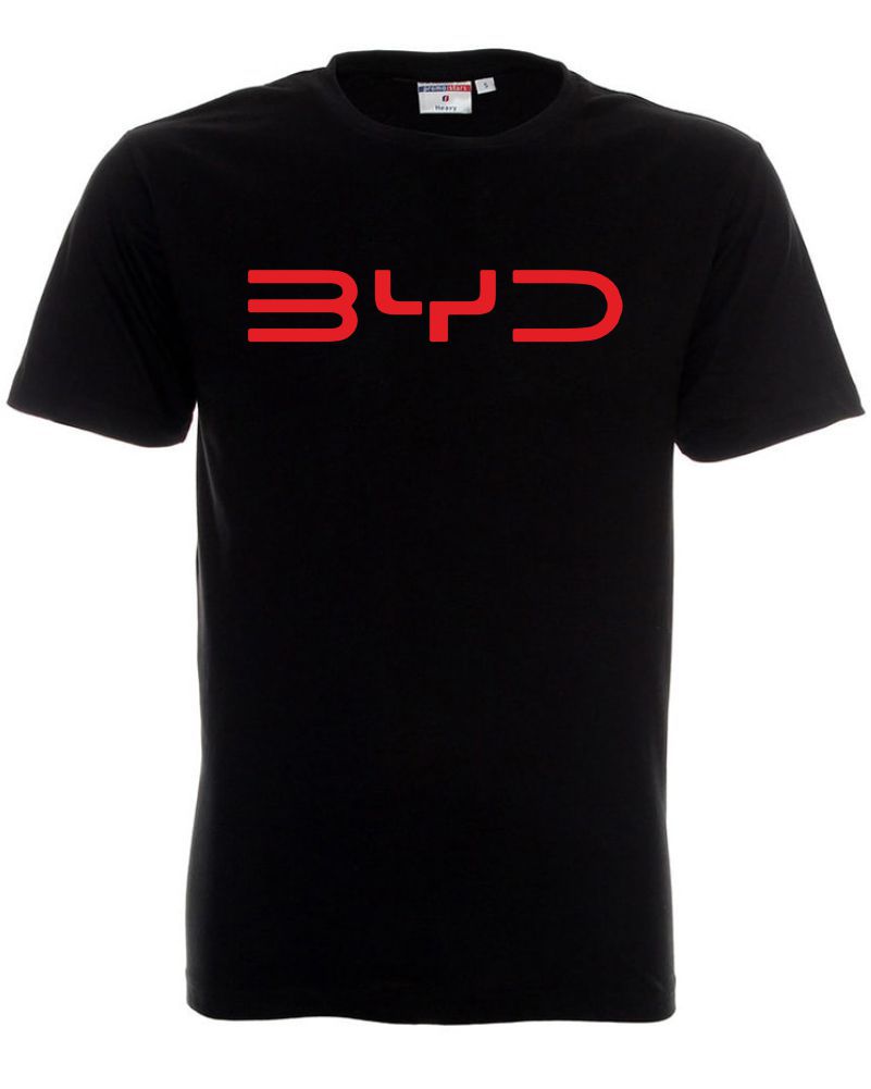 Тениска BYD black_red