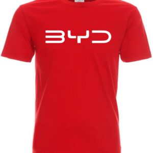 Тениска BYD red_white
