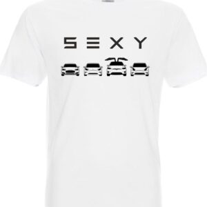 Тениска TESLA SEXY white