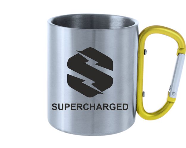 Канче SUPERCHARGED carabiner yellow